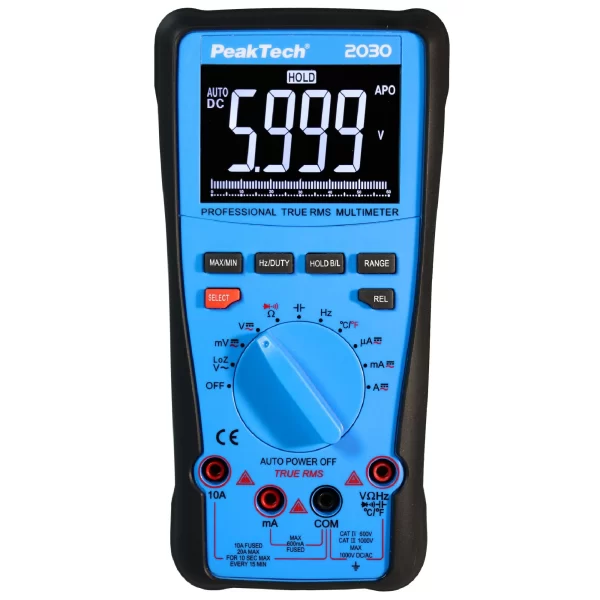 Multimetro-Digital-TrueRMS-1000V-6000-counts-PeakTech-P-2030