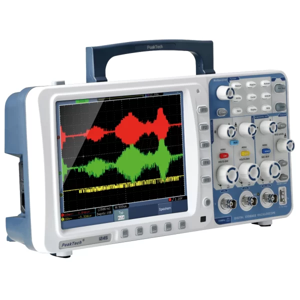 imagen de Osciloscopio Almacenaje Digital 100 MHz/2CH 1GS/s - Peak Tech P 1245