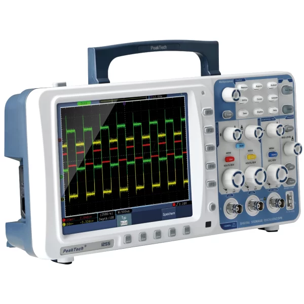 imagen de Osciloscopio Almacenaje Digital 100MHz/2CH 2GS/s - Peak Tech P 1255