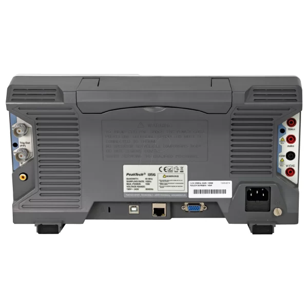 Osciloscopio Almacenaje Digital 2ch 60MH/z 1GS/s - Peak Tech P 1356v