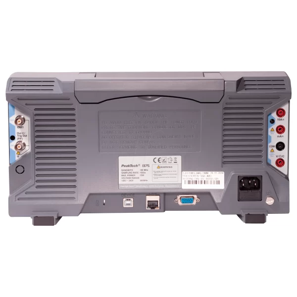 Osciloscopio Almacenaje Digital 4ch 100MH/z 1GS/s - Peak Tech P 1375