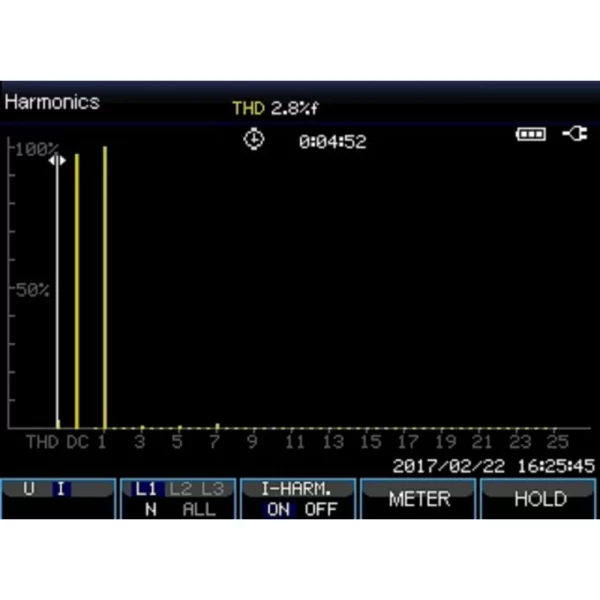 Analizador de Potencia Trifásico TFT/Datalogger - PeakTech P 4145