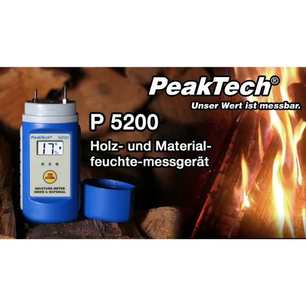 Medidor de Humedad en Madera y de Material - PeakTech P 5200