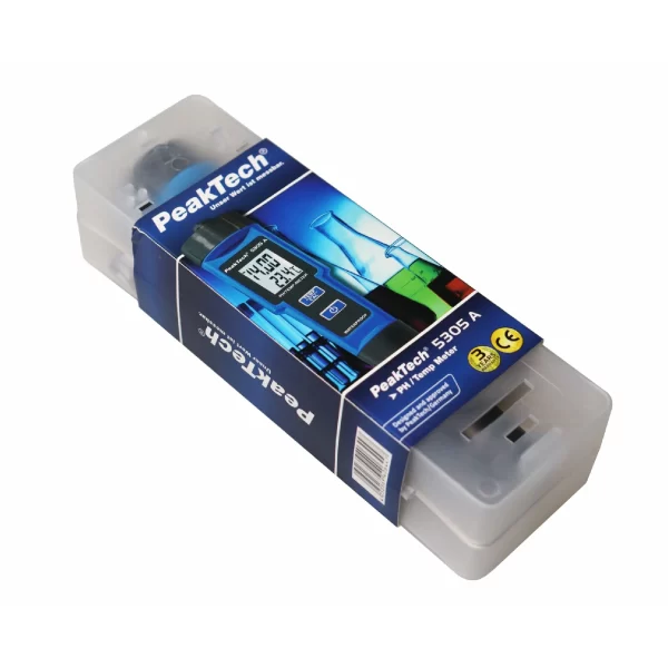 Medidor de PH 2 en 1 PH/TEMP - PeakTech P 5305 A