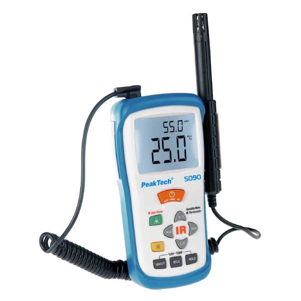 Medidor de humedad-temperatura, -50...100ºC - PeakTech P 5090