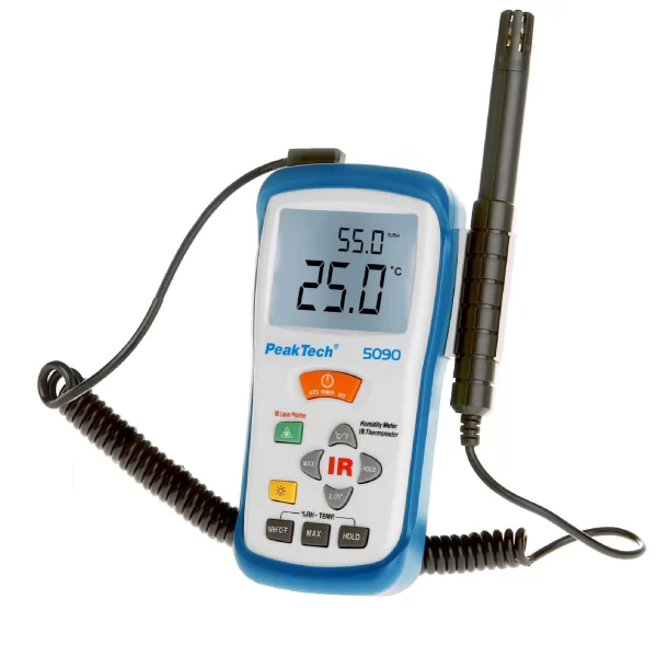 Medidor de humedad-temperatura, -50...100ºC - PeakTech P 5090