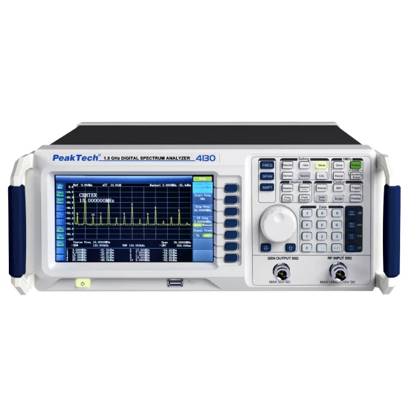 Analizador de Espectro Digital 9 kHz ~ 1,5 GHz - PeakTech P 4130