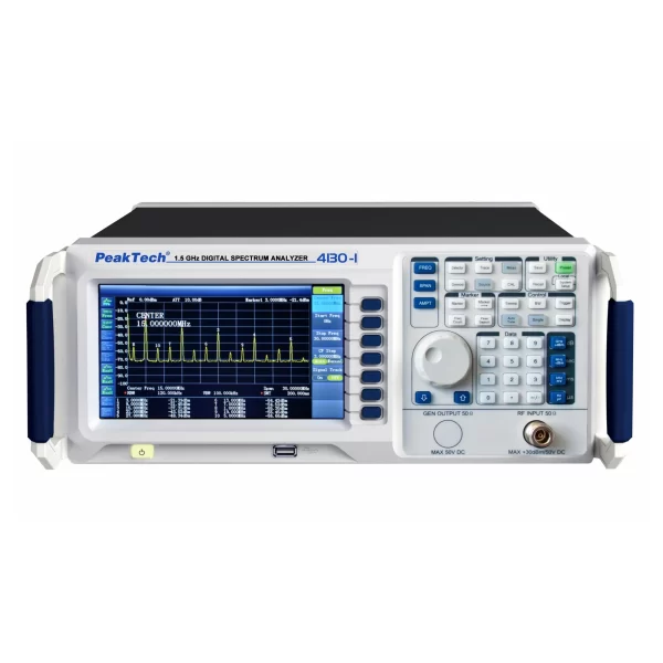 Analizador de Espectro Digital 9 kHz ~ 1,5 GHz - PeakTech P 4130-1