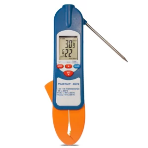 Imagen de Termómetro IR con sonda de penetración y pinza de medición P 4970 - PeakTech®