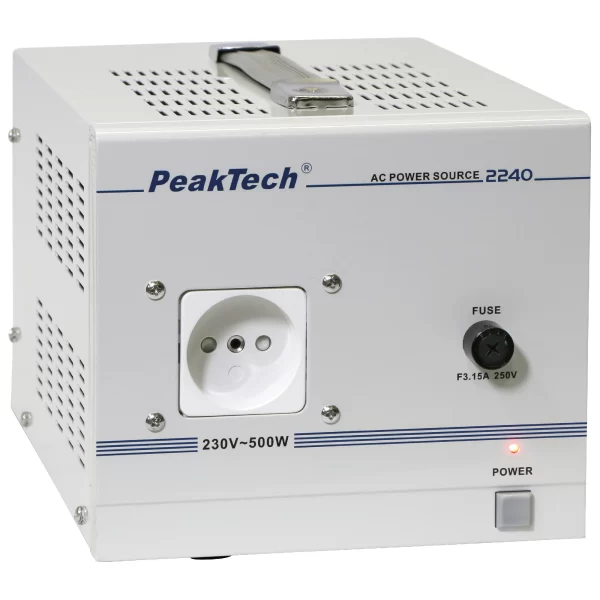 Transformador de Aislamiento, 230V, 500W-PeakTech P 2240