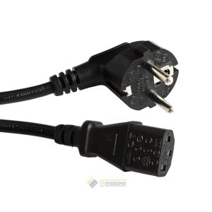 Imagen de Cable NK / EU-ST de conexión IEC - PeakTech® (1,5m negro 10-16 A / 250 V)