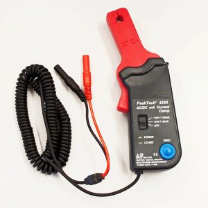 Imagen de Adaptador Pinza Amperimétrica P 4250 - PeakTech® (60 A AC/DC, con conectores de 4mm)