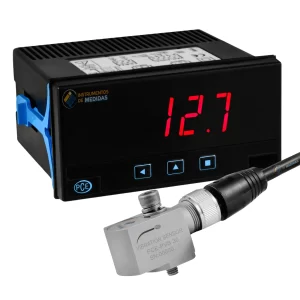 imagen de Acelerómetro para el control de la velocidad de vibración PCE-PVS 30-DPD-U con indicador de panel incluido - PCE Instruments
