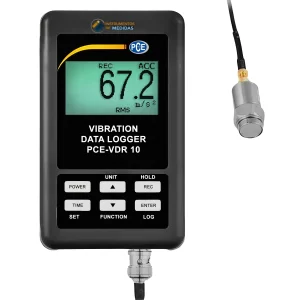 imagen de Logger de datos para mediciones de un eje y en tiempo real PCE-VDR 10 - PCE Instruments