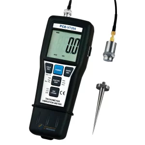imagen de Medidor de revoluciones para la detección de la velocidad de vibración, desplazamiento y aceleración PCE-VT 204 - PCE Instruments