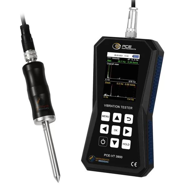 imagen de Medidor de vibración con memoria interna PCE-VT 3900S - PCE Instruments
