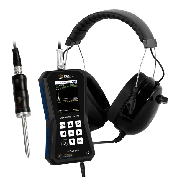 imagen de Medidor de vibración con memoria interna PCE-VT 3950S - PCE Instruments