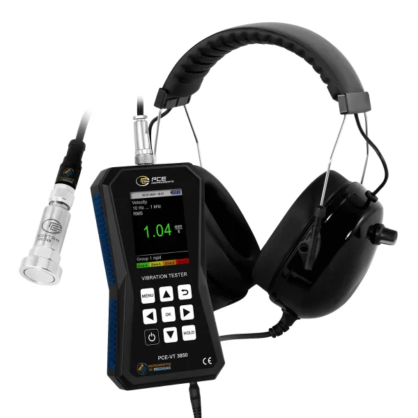 imagen de Medidor de vibración con registro de datos y sensor externos para máquinas e instalaciones PCE-VT 3850 - PCE Instruments