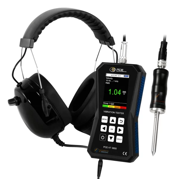 imagen de Medidor de vibración con registro de datos y sensor externos para máquinas e instalaciones PCE-VT 3850S - PCE Instruments