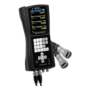 imagen de Medidor de vibración de 4 canales con medición de aceleración, velocidad, desplazamiento y tacómetro PCE-VM 400B - PCE Instruments