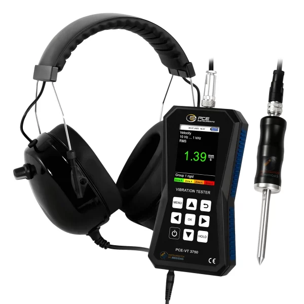 imagen de Medidor de vibración para máquinas e instalaciones PCE-VT 3750S - PCE Instruments