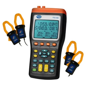 imagen de Amperímetro de potencia de tres fases y amperímetro de energía (en tiempo real) PCE-360 - PCE Instruments