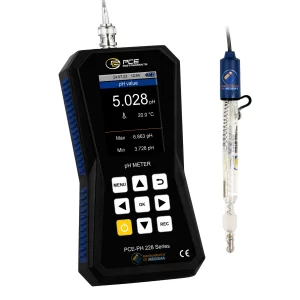 imagen de Analizador de agua de alta precisión con gestión de datos BPL PCE-PH 228LAB-LC - PCE Instruments