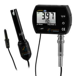 imagen de Analizador de agua para acuarios con compensación de temperatura (Hasta 50 °C) PCE-PHM 12 - PCE Instruments