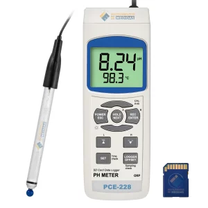 imagen de Analizador de agua para valor de pH, Redox y temperatura PCE-228HTE - PCE Instruments