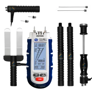 imagen de Analizador de humedad con sondas de penetración para madera, materiales de construcción y papel PCE-MMK 1 - PCE Instruments