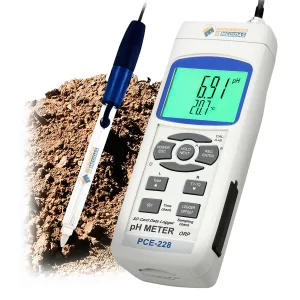 imagen de Medidor agrícola para valores de pH, Redox y temperatura PCE-228SLUR - PCE Instruments