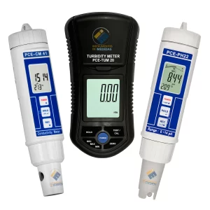 imagen de Medidor de pH para piscinas de agua salada PCE-PH 22-TUM 20-CM 41-KIT - PCE Instruments