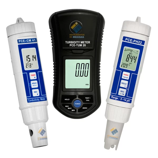 imagen de Medidor de pH para piscinas de agua salada PCE-PH 22-TUM 20-CM 41-KIT - PCE Instruments