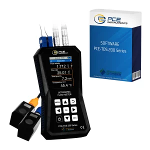 imagen de Caudalímetro ultrasónico con memoria de 32 GB (Incluye Software) PCE-TDS 200+ S-SW-KIT - PCE Instruments