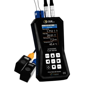 imagen de Caudalímetro ultrasónico con memoria de 32 GB PCE-TDS 200+ S - PCE Instruments
