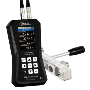 imagen de Caudalímetro ultrasónico con memoria de 32 GB PCE-TDS 200 SR - PCE Instruments