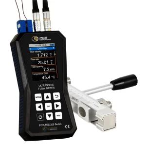 imagen de Caudalímetro ultrasónico con memoria de 32 GB PCE-TDS 200+SR - PCE Instruments