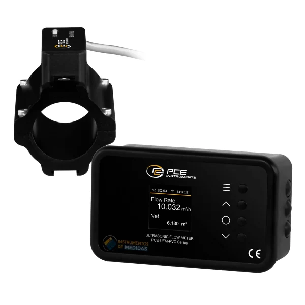 imagen de Caudalímetro ultrasónico de instalación fija PCE-UFM 32PVC - PCE Instruments