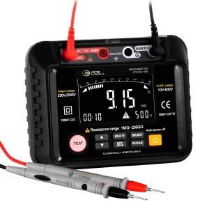 imagen de Comprobador de instalaciones de aislamiento con memoria interna PCE-MO 1500 - PCE Instruments