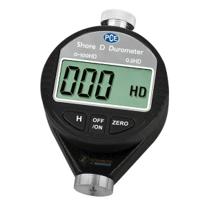 imagen de Comprobador de material digital para la medición de la dureza Shore D, goma dura, plástico térmico PCE-DD-D - PCE Instruments