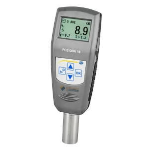 imagen de Comprobador de material digital para medir la dureza de goma blanda, caucho y elastómeros en general PCE-DDA 10 - PCE Instruments