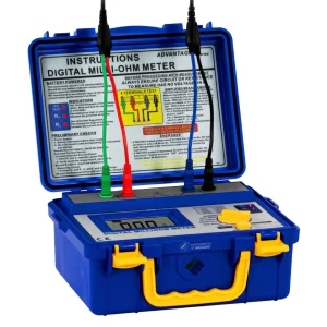 imagen de Comprobador de miliohmios en maletín robusto e impermeable PCE-MO 2002 - PCE Instruments