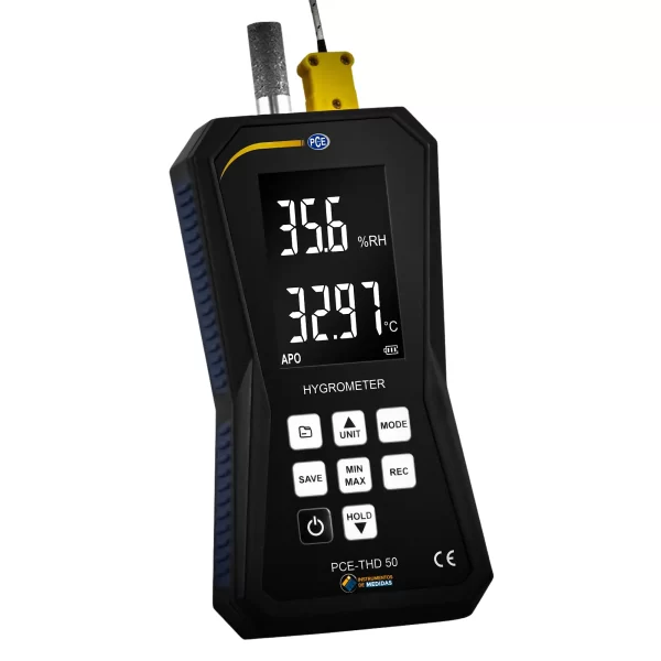 imagen de Controlador ambiental con conexión para termoelemento tipo K (Incluye capuchón sinterizado) PCE-THD 50S - PCE Instruments