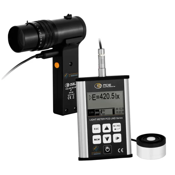 imagen de Controlador ambiental de clase con sonda luminancia incluida PCE-LMD 200LD-KIT - PCE Instruments