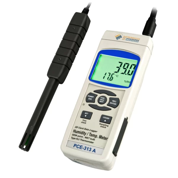 imagen de Controlador ambiental para medir humedad relativa y temperatura PCE-313A - PCE Instruments