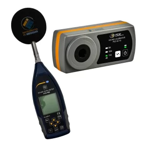 imagen de Decibelímetro con calibrador acústico PCE-428-Kit-N - PCE Instruments