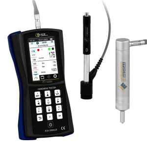 imagen de Durómetro portátil con unidades de dureza HRC, HB, HV (Incluye sonda ultrasónica y percutor tipo D) PCE-3000ULS - PCE Instruments¡