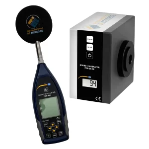 imagen de Medidor de sonido de mano con GPS (clase 1) y calibrador acústico PCE-432-SC 09 - PCE Instruments