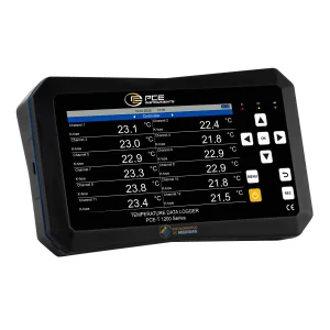 imagen de Medidor para bomba de calor de 12 canales para 8 diferentes tipos de termopar PCE-T 1220 - PCE Instruments