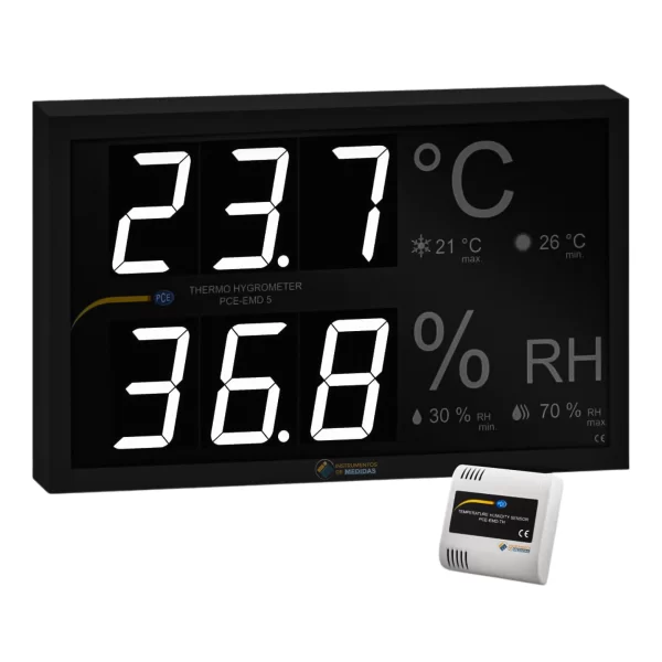 Visualizador de temperatura y humedad PCE EMD 5 PCE Instruments 1